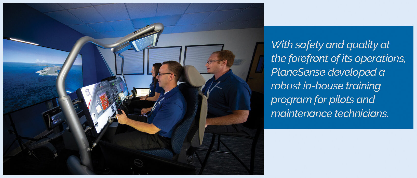 Pilots hired at PlaneSense going through in-house training