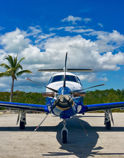 PC-12 in the Bahamas